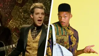 The Killers' Brandon Flowers in Mr. Brightside video and Will Smith as The Fresh Prince of Bel-Air