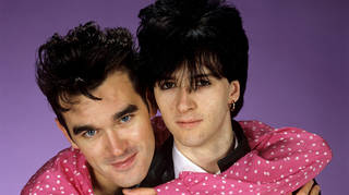 Morrissey and Johnny Marr in 1985