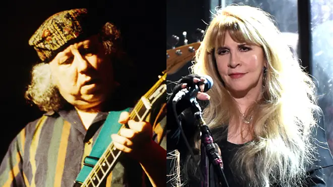Peter Green in 1998 and Stevie Nicks in 2018