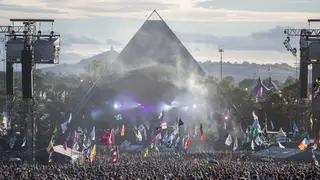 Glastonbury Festival's Pyramid Stage in 2017