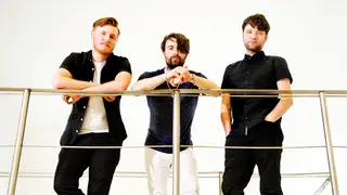 Courteeners in 2016:  Daniel Moores, Liam Fray and Michael Campbell
