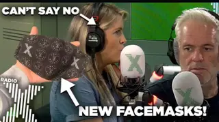 Pippa just keeps giving away The Chris Moyles Show's face masks