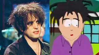 Robert Smith and his South Park counterpart