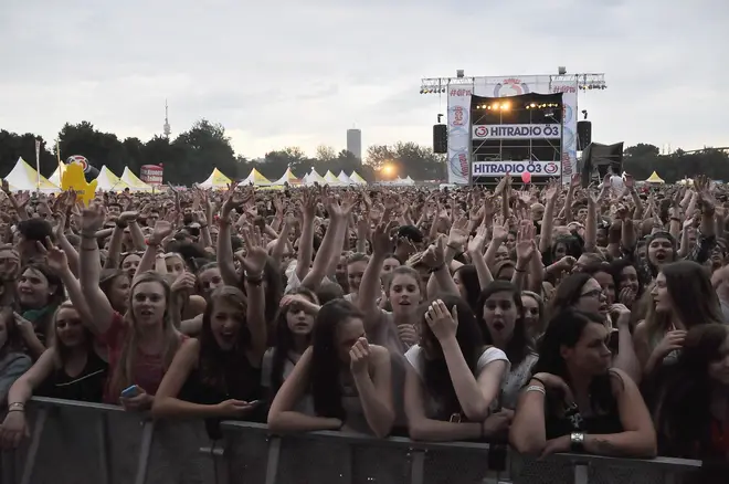 Just some of the crowd that turned up for Donauinselfest 2015