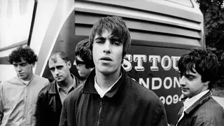 Oasis in 1994: Tony McCarroll, Paul 'Bonehead' Arthurs, Noel Gallagher, Liam Gallagher, Paul 'Guigsy' McGuigan