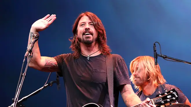 Dave Grohl of the Foo Fighters peforms in 2012