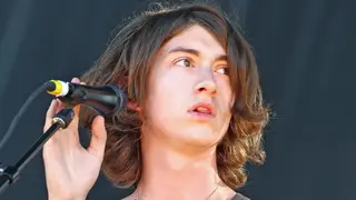 Alex Turner performing with Arctic Monkeys at All Points West festival in New Jersey, 2009