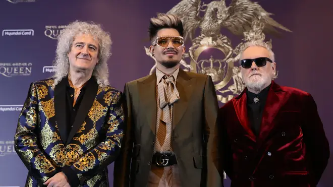 Queen + Adam Lambert hold press conference in Seoul in 2020