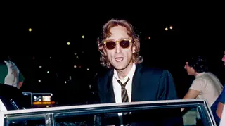 John Lennon outside his home in New York, August 1980