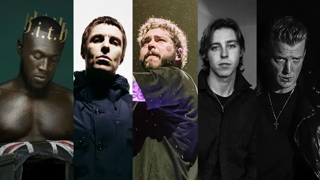 Stormzy, Liam Gallagher, Post Malone, Van McCann of Catfish & The Bottlemen and QOTSA's Josh Homme