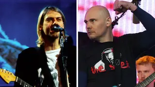 Nirvana's Kurt Cobain and Smashing Pumpkins Billy Corgan