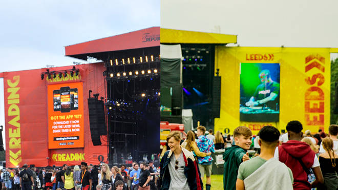 Reading and Leeds Festival stages