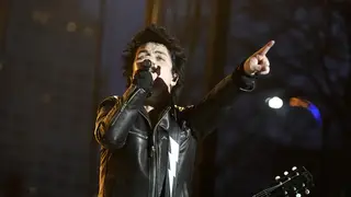 Billie Joe Armstrong of Green Day performs during the 2020 NHL All-Star Game weekend at the Enterprise Center on January 25, 2020