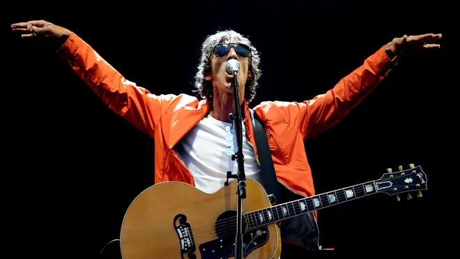 Richard Ashcroft performs  Gallagher at Emirates Old Trafford on August 18, 2018