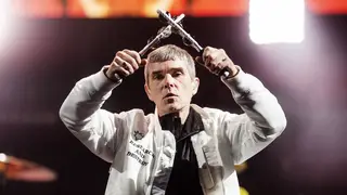 The Stone Roses' Ian Brown at T in The Park in 2016