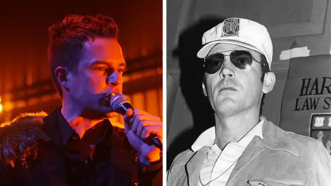 The Killers frontman Brandon Flowers and author Hunter S. Thompson