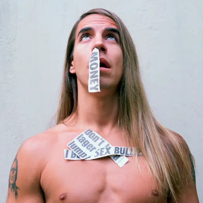Anthony Kiedis of Red Hot Chili Peppers around the time of the band's Bloog Sugar Sex Magik album.