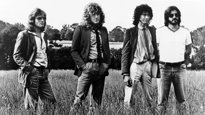Led Zeppelin in 1979: John Paul Jones, Robert Plant, Jimmy Page, John Bonham.