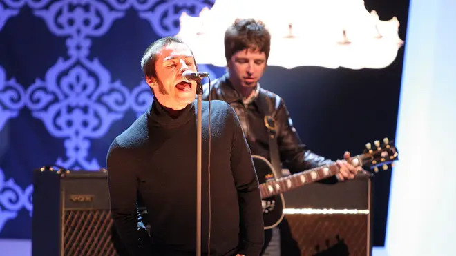 Liam and Noel Gallagher on German TV in February 2009