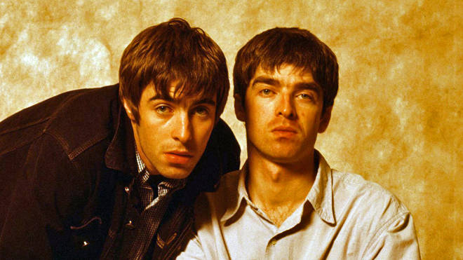 Liam and Noel Gallagher of Oasis in Tokyo, September 1994