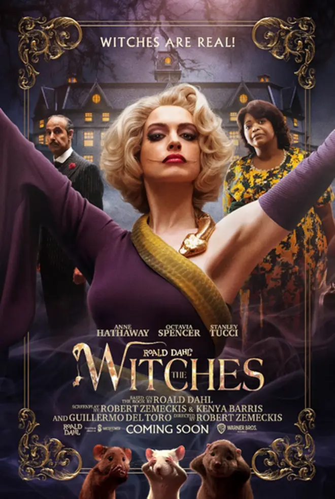 The Witches film poster starring Anne Hathaway