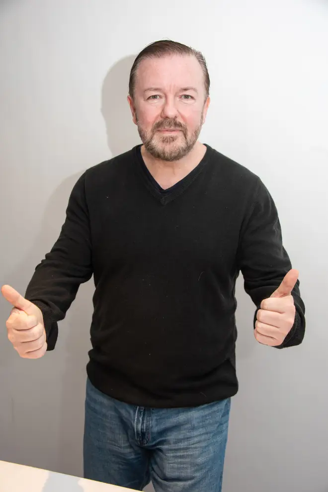 Ricky Gervais at the After Life Press Conference