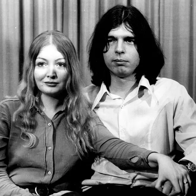 Tony Visconti and Mary Hopkin pictured in 1972