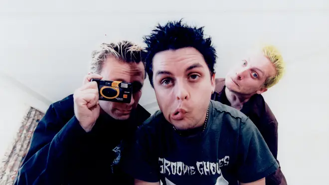 Green Day in 1997: Tre Cool, Billie Joe Armstrong and Mike Dirnt