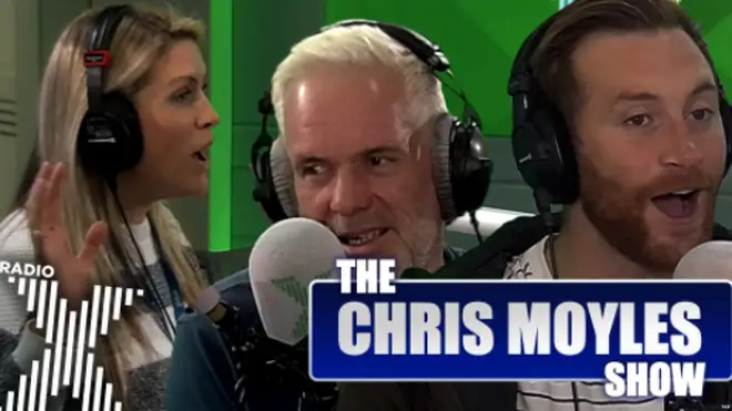 Chris Moyles plays referee between Pippa and Toby