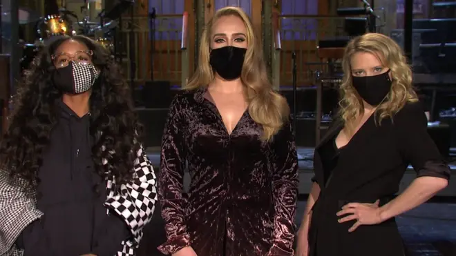 Adele appears in promo for SNL