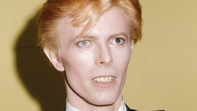 David Bowie at the Grammys in 1975