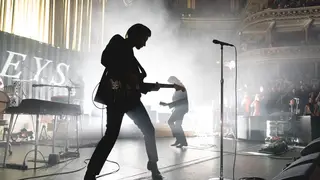 Alex Turner on stage at the Royal Albert Hall, 2018