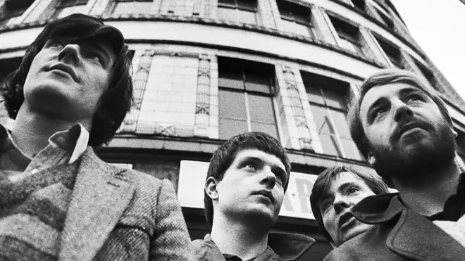 Joy Division in January 1979 by Kevin Cummins