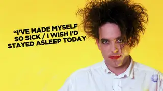 Robert Smith and a mystery Cure lyric