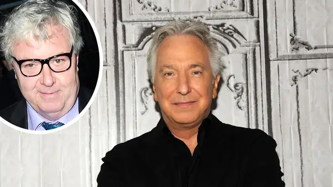 The late actor John Sessions and the late actor Alan Rickman