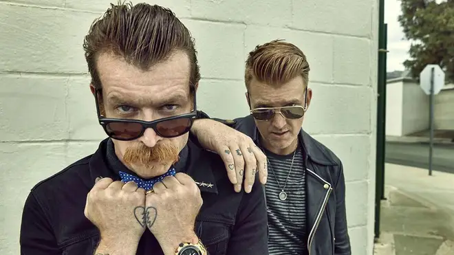 Eagles of Death Metal's Jesse Hughes and Josh Homme