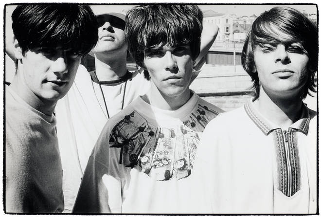 The Stone Roses in Manchester, July 1989: Ian Brown, John Squire, Mani and Reni