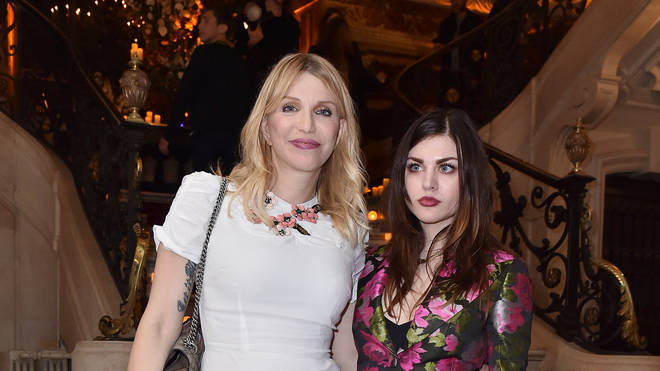 Courtney Love and her daughter Frances Bean