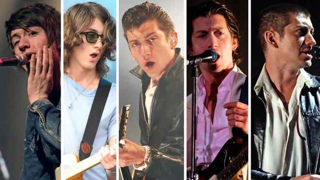 Alex Turner of Arctic Monkeys throughout the years