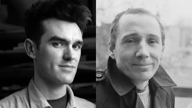 Morrissey of The Smiths and Michael Fagan, the man who broke into The Queen's bedroom