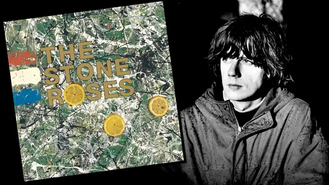 John Squire and the cover of The Stone Roses' debut album