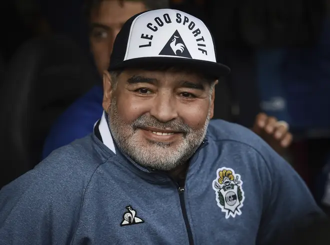 Diego Maradona in November 2019