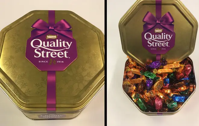 Quality Street tinned chocolates 2018