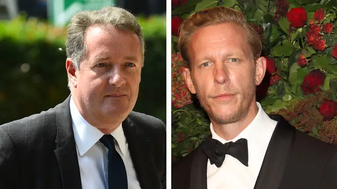 Piers Morgan and Laurence Fox