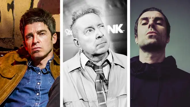Noel Gallagher, John Lydon and Liam Gallagher