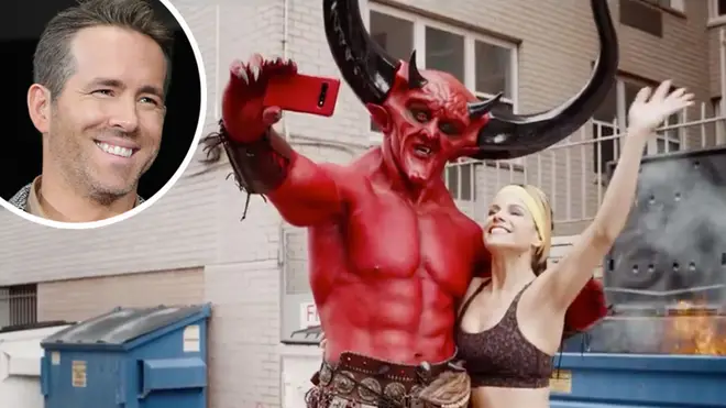 Ryan Reynolds shares match.com ad where devil falls in love with 2020 to Taylor Swift's Love Story