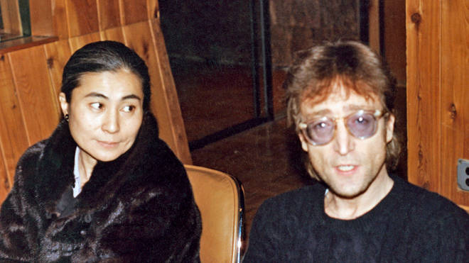 John Lennon and Yoko Ono at the Hit Factory in New York, 6 December 1980