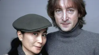 John Lennon and Yoko Ono photographed by Jack Mitchell on 2nd November 1980