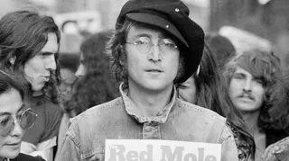 John Lennon & Yoko Ono In Hyde Park