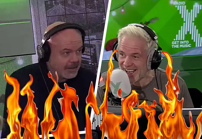 Dom gets pranked into trying the world's hottest chilli chocolate on The Chris Moyles Show